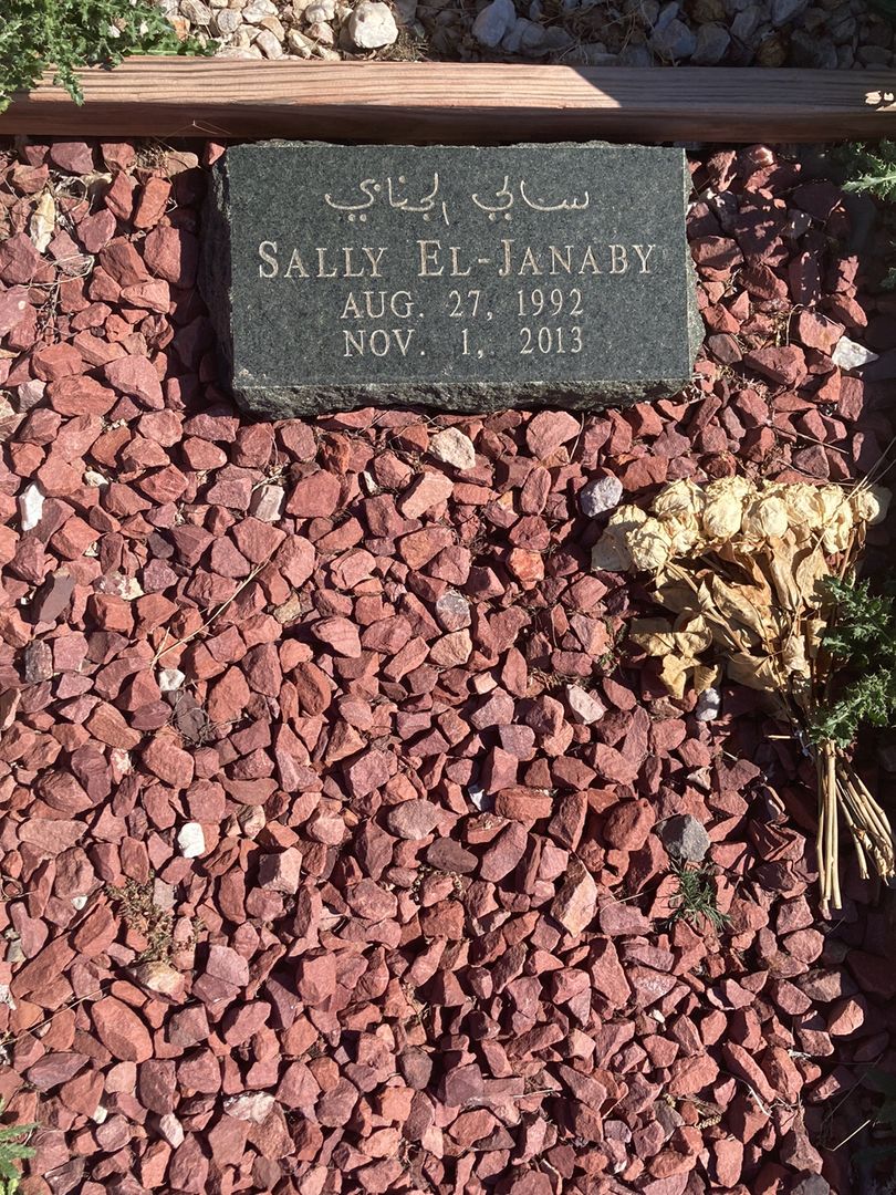 Sally El-Janaby's grave. Photo 1