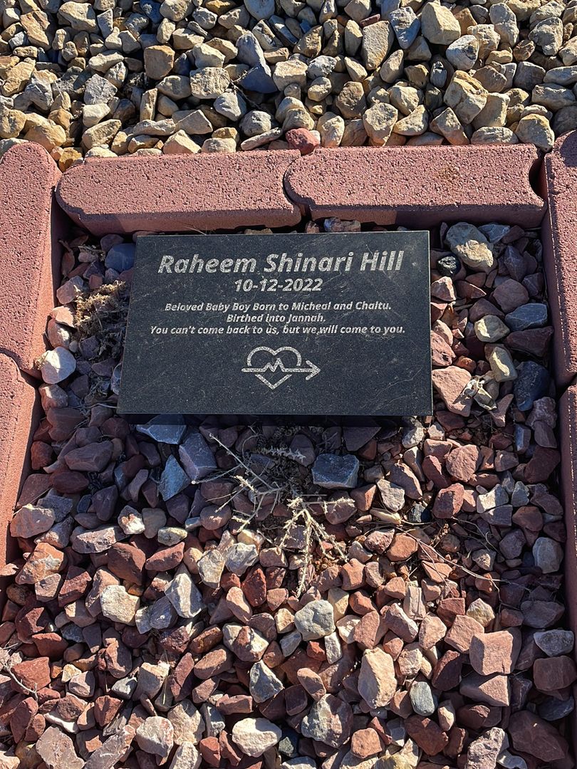 Raheem Shinari Hill's grave. Photo 1