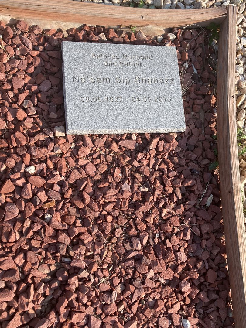 Na'eem Sip Shabazz's grave. Photo 1