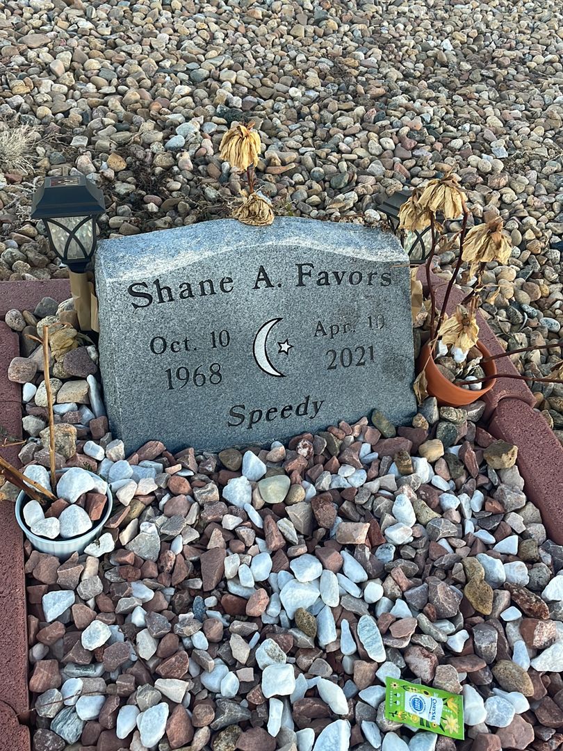 Shane A. Favors's grave. Photo 1