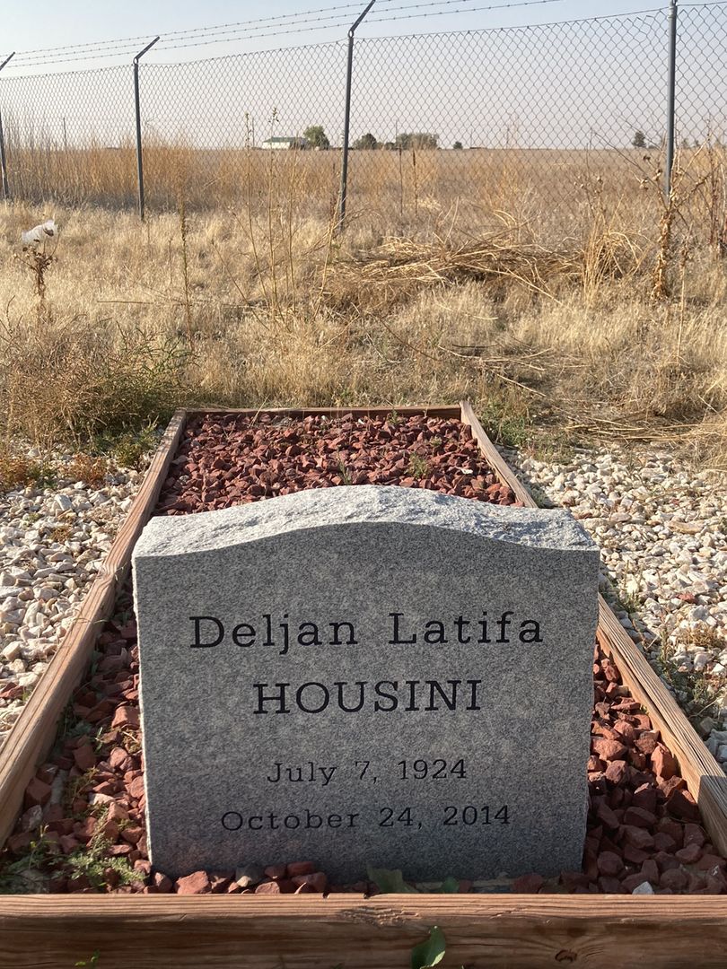 Deljan Latifa Housini's grave. Photo 1