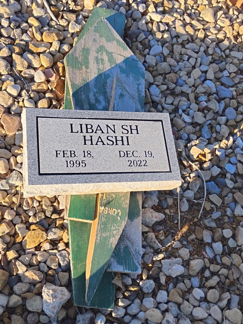 Liban Sh Hashi's grave. Photo 1