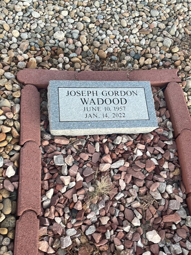 Joseph Gordon Wadood's grave. Photo 1