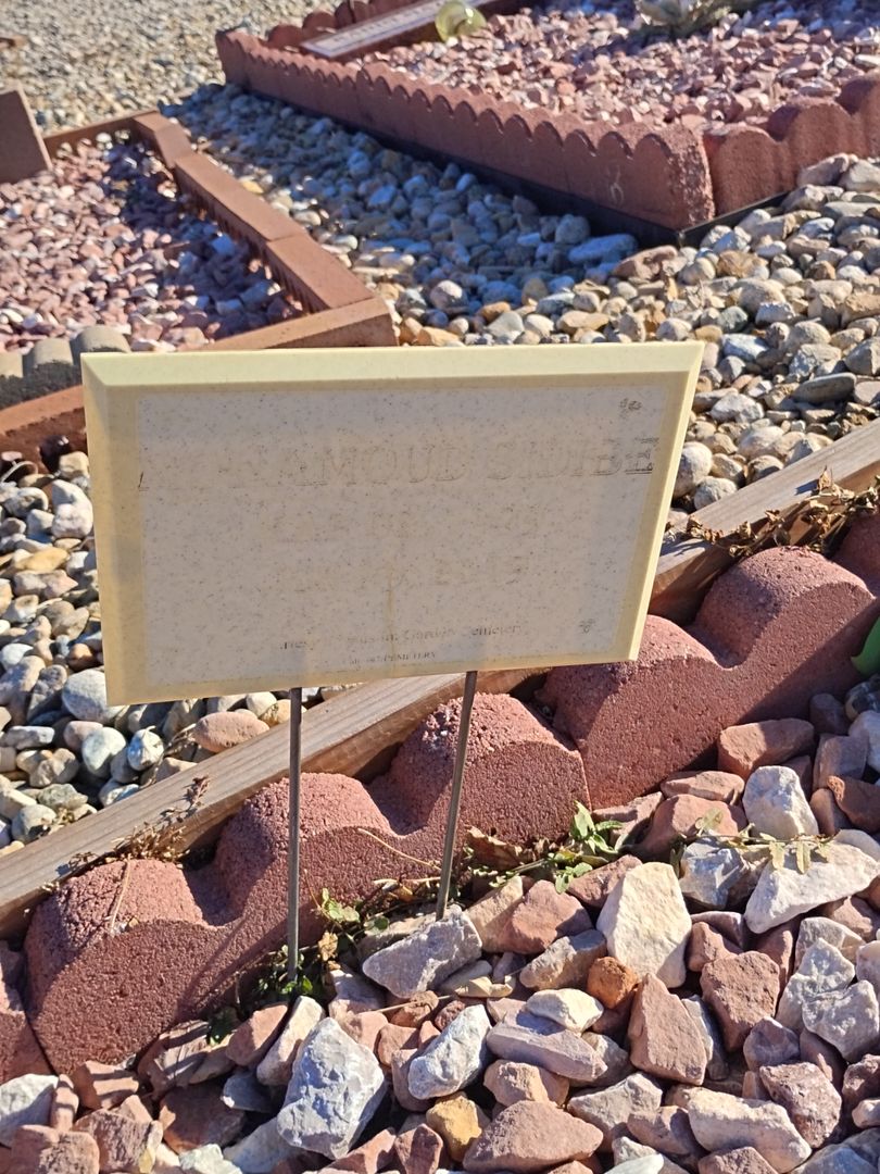 Mahamoud Sidibe's grave. Photo 1