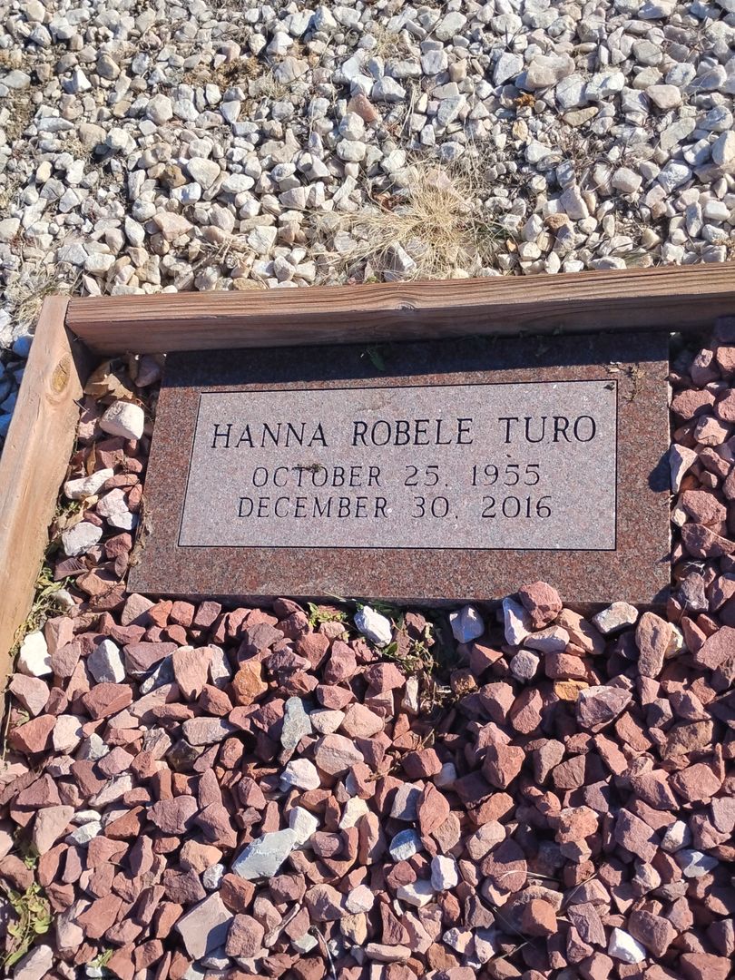 Hanna Robele Turo's grave. Photo 1