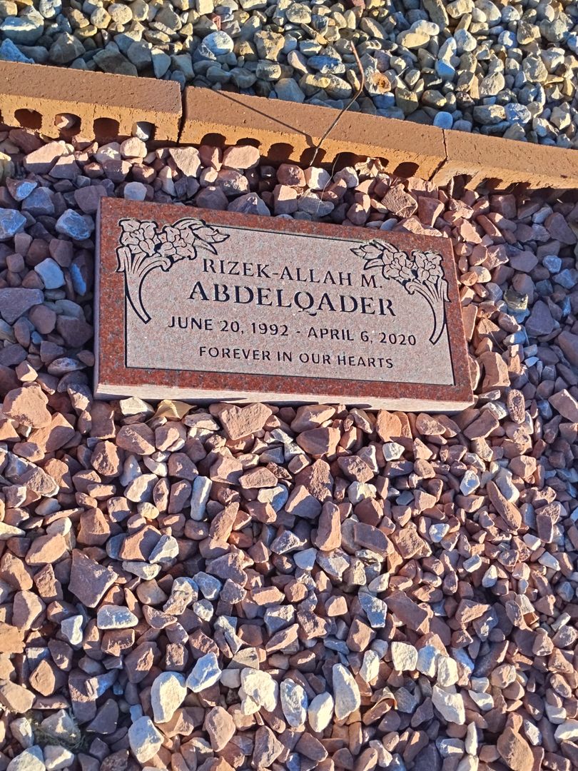 Rizek-Allah M. Abdelqader's grave. Photo 1