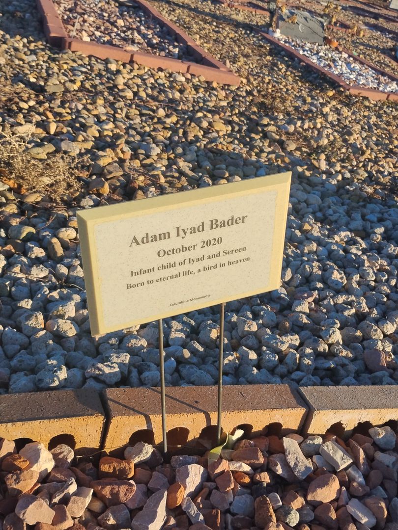 Adam Lyad Bader's grave. Photo 1