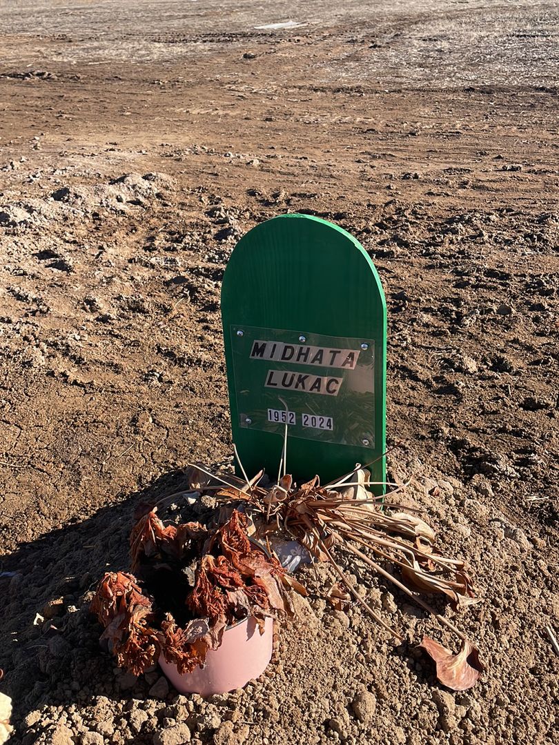 Midhata Lukac's grave. Photo 1